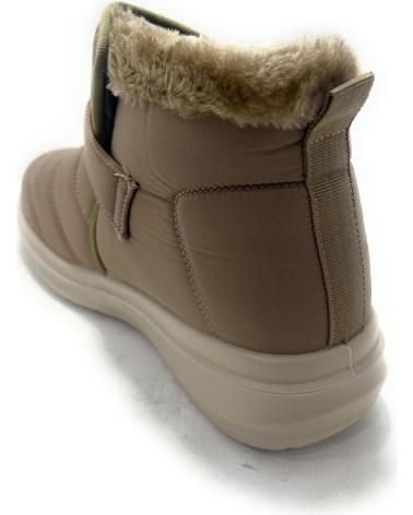 HUALUN BOTÍN NEOPRENO FORRADO CONFORT MARRÓN CON CIERRE ADHERENTE MARRóN