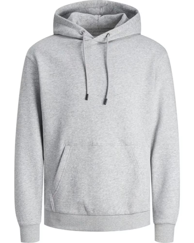 JACK AND JONES SUDADERA CON CAPUCHA JACKJONES 12249340 EN PARA HOMBRE GRIS