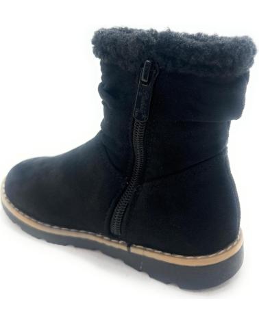 BUBBLE BOBBLE BOTA DE ANTE FORRADA CON CREMALLERA NEGRA NEGRO