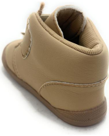 BUBBLE BOBBLE STIVALETTO BAREFOOT BEIGE CON VELCRO E PUNTA RINFORZATA BEIGE
