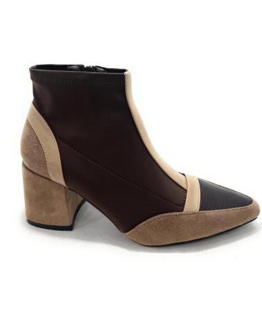 STIVALETTI ELASTICI BUONAROTTI CON TACCO PER DONNA, VARI COLORI VARIOS COLORES