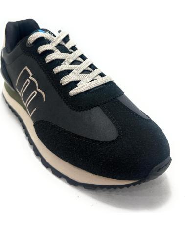 MTNG MUSTANG SNEAKERS SPORTIVE CASUAL NERE CON LACCI NEGRO