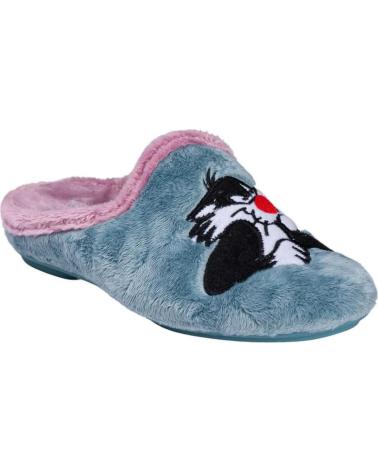 VULCA-BICHA PANTOFOLE LOONEY TUNES TITTI E GATTO SILVESTRO BLU AZUL