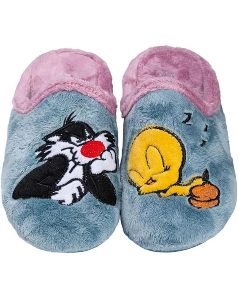 VULCA-BICHA PANTOFOLE LOONEY TUNES TITTI E GATTO SILVESTRO BLU AZUL