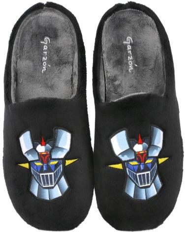 GARZON 8377-275 ZAPATILLAS DE CASA CERRADAS HOMBRE NEGRO