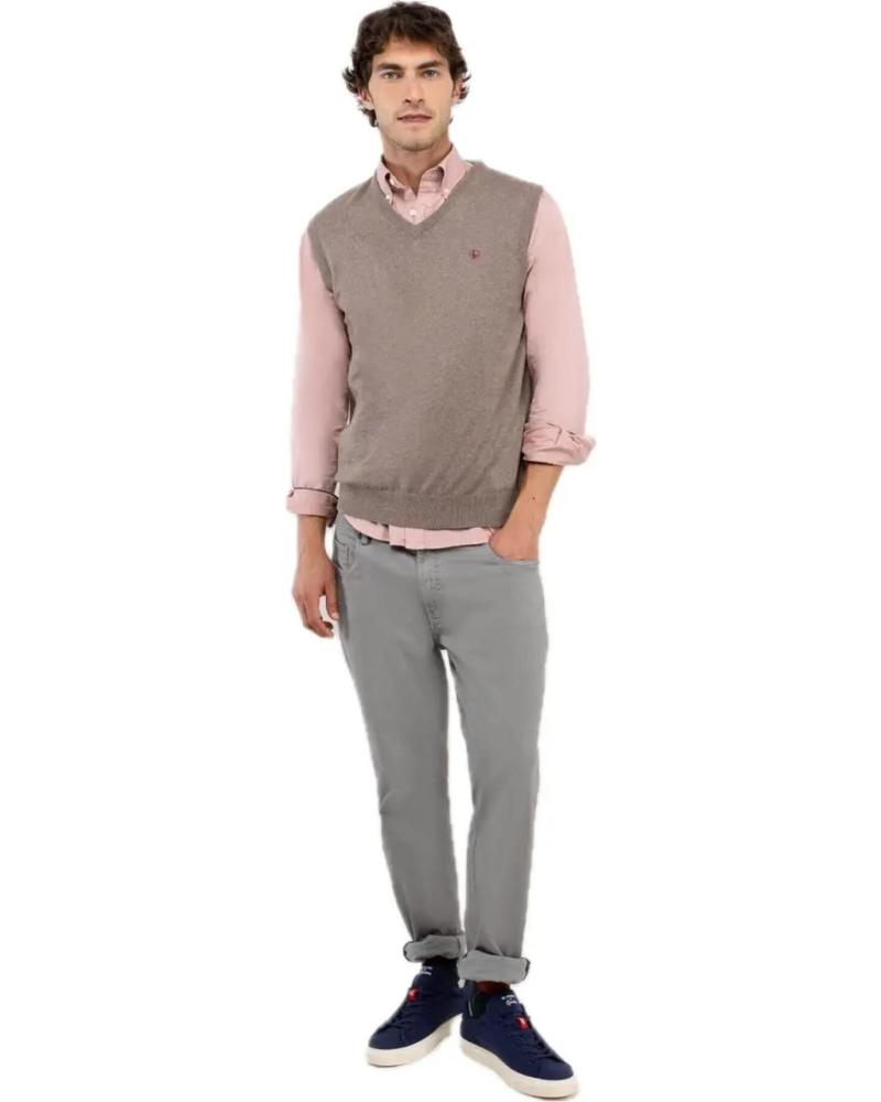 EL GANSO GILET IN MAGLIA 1090W250018 MARRONE MARRóN