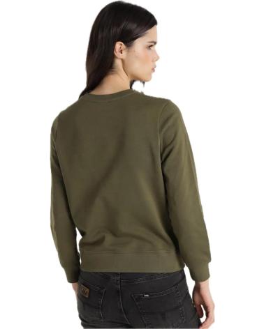 SWEATSHIRT LOIS JEANS 464792902 KAKI MARRON AVEC LOGO BRODÉ MARRóN