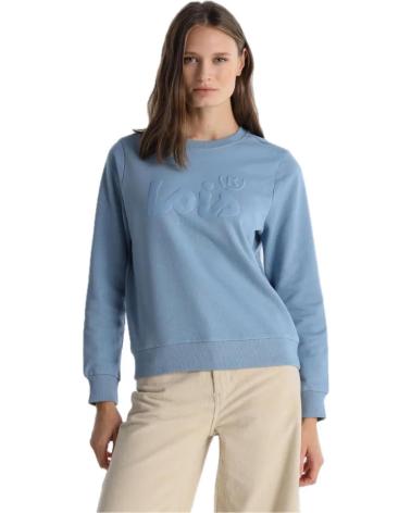 SWEATSHIRT LOIS JEANS MODÈLE 464792902 BLEU 563 AVEC LOGO BRODÉ AZUL