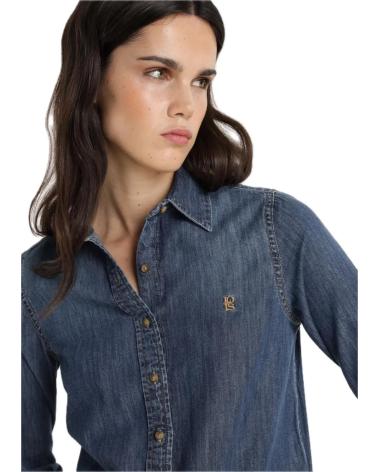 CAMICIA DI JEANS LOIS JEANS BLU MEDIO MODELLO 431962885 952 AZUL