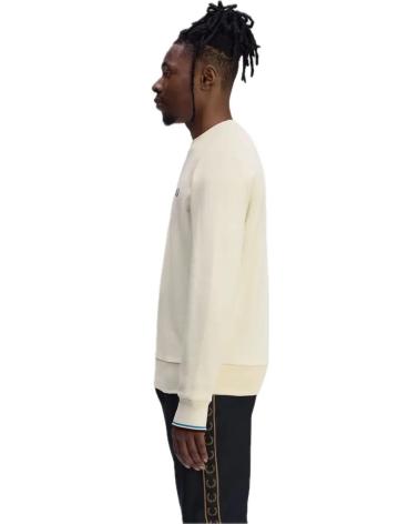 SWEATSHIRT FRED PERRY M7535 Z46 ÉCRU BEIGE BEIGE