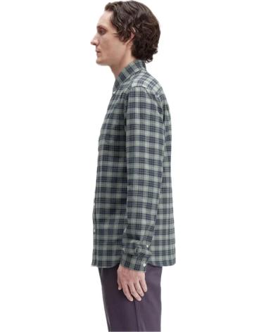 CHEMISE À CARREAUX FRED PERRY M1743 VERTE VERDE