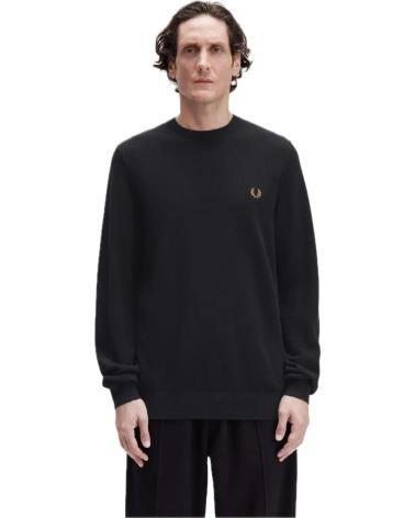PULL FRED PERRY K1309 102 NOIR NEGRO