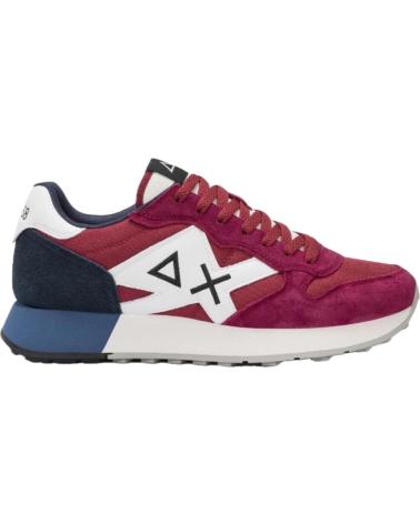 BASKETS SUN68 SCPZ45113 BORDEAUX ET BLEU AZUL