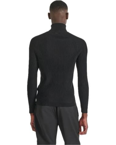 ANTONY MORATO MAGLIONE COLLO ALTO IN MAGLIA MMSW01409 NERO NEGRO