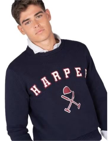 HARPER NEYER MAGLIONE AND 601125006 BLU MARINO AZUL