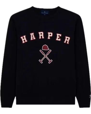 HARPER NEYER MAGLIONE AND 601125006 BLU MARINO AZUL