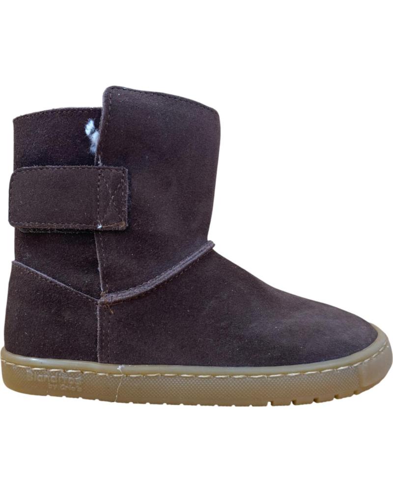 BOTA CRIOS HIELO EM CAMURÇA MARROM COM FECHO DE VELCRO MARRóN