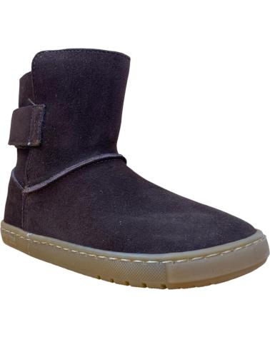 BOTA CRIOS HIELO EM CAMURÇA MARROM COM FECHO DE VELCRO MARRóN