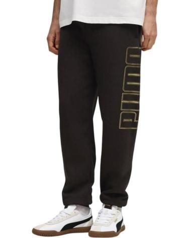 PUMA MAXIMAL METAL TRACKSUIT BOTTOMS 634456-01 BLACK NAN