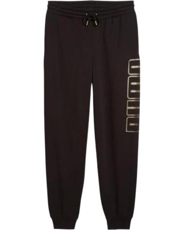 PUMA MAXIMAL METAL TRACKSUIT BOTTOMS 634456-01 BLACK NAN