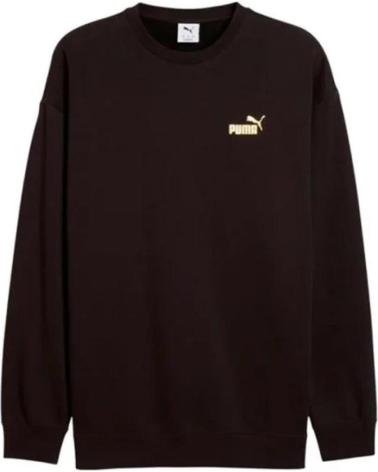 PUMA SUDADERA HOMBRE NEGRA MAXIMAL METAL 634455-01 NERO