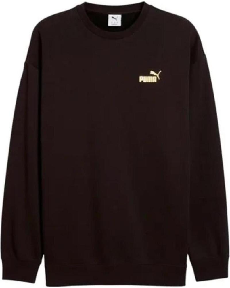 PUMA SUDADERA HOMBRE NEGRA MAXIMAL METAL 634455-01 NERO