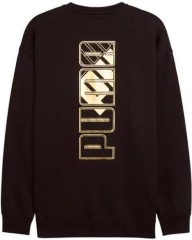 PUMA SUDADERA HOMBRE NEGRA MAXIMAL METAL 634455-01 NERO