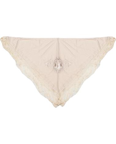 FLAMENCO PGMM33 - XAILE DECORATIVO TRIANGULAR DE RENDA COR CREME