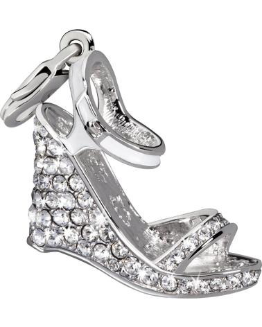 CHARM GLAMOUR GS2-00 SANDÁLIA ANABELA COM CRISTAIS TRANSPARENTES