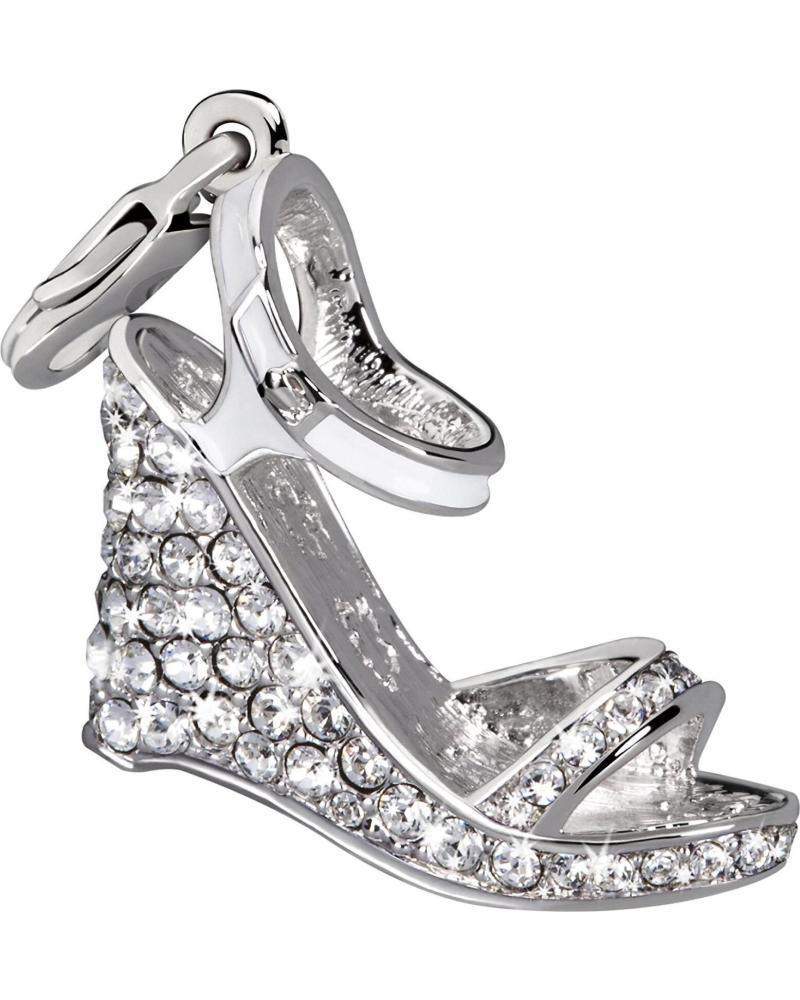 CHARM GLAMOUR GS2-00 SANDÁLIA ANABELA COM CRISTAIS TRANSPARENTES