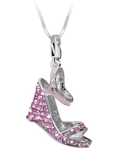 CHARM GLAMOUR GS2-30 SAPATO ANABELA ROSA COM GLITTER