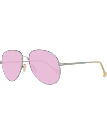 HALLYSON HS004S-61S01 AVIATOR SUNGLASSES WITH PINK LENSES