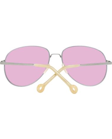 HALLYSON HS004S-61S01 AVIATOR SUNGLASSES WITH PINK LENSES