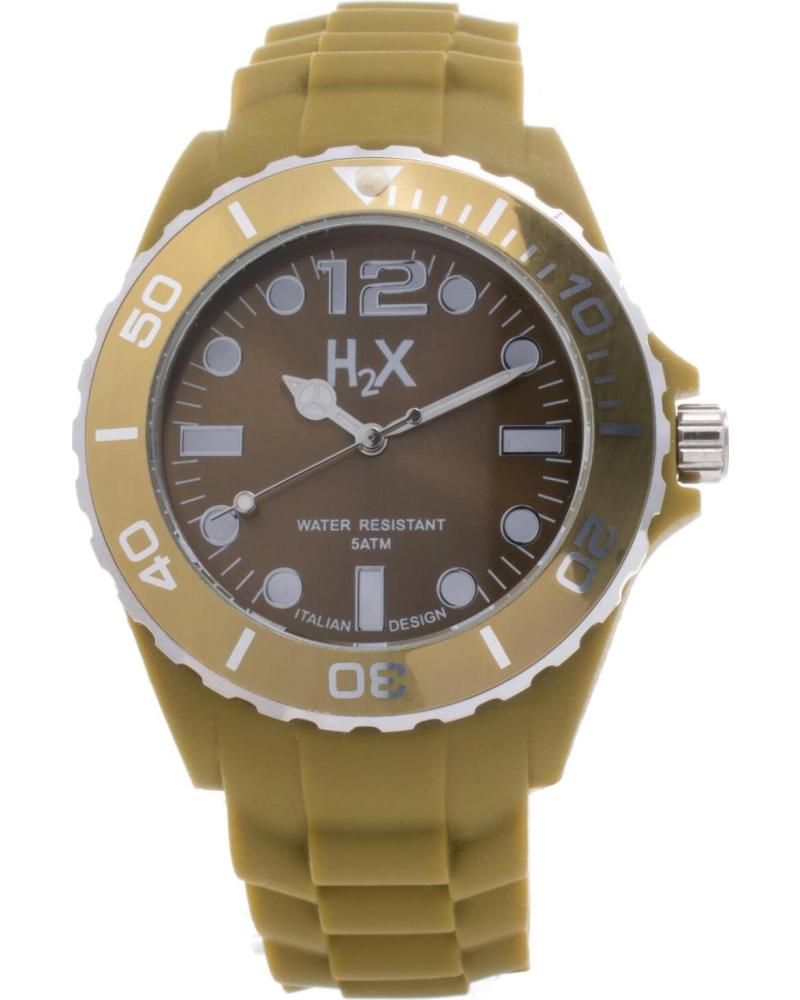 RELÓGIO HAUREX SV382UV3 MARROM ESTILO ESPORTIVO COM PULSEIRA DE SILICONE MARRON