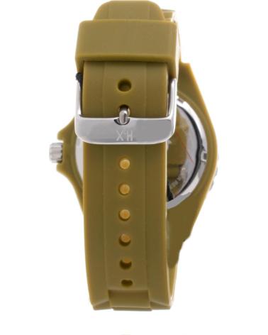 RELÓGIO HAUREX SV382UV3 MARROM ESTILO ESPORTIVO COM PULSEIRA DE SILICONE MARRON