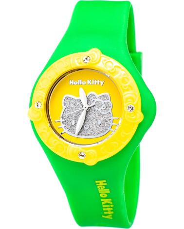 OROLOGIO HELLO KITTY HK7158LS-03 IN SILICONE VERDE VERDE