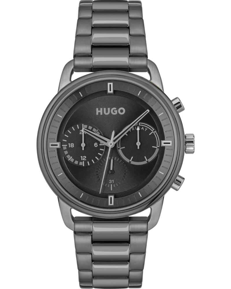 RELOJ HUGO 1530234 CRONÓGRAFO ACERO GRIS OSCURO GRIS OSCURO