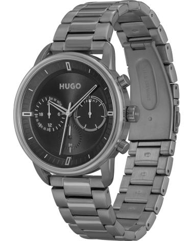 RELOJ HUGO 1530234 CRONÓGRAFO ACERO GRIS OSCURO GRIS OSCURO