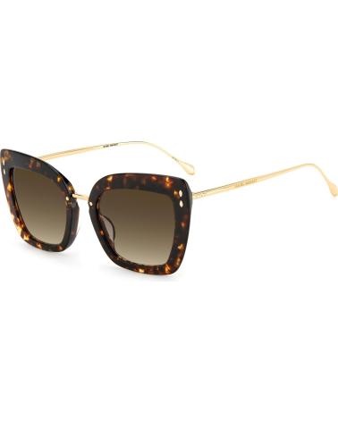LUNETTES DE SOLEIL ISABEL MARANT IM-0083-G-S-2IK ŒIL DE CHAT ÉCAILLE AVEC BRANCHES DORÉES