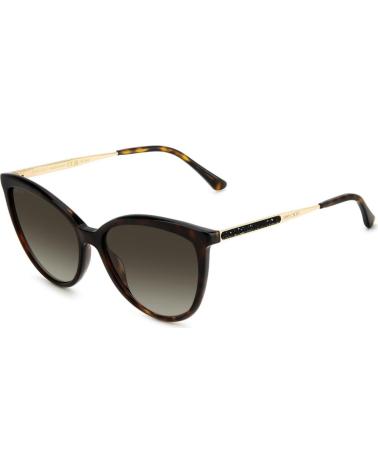 LUNETTES DE SOLEIL JIMMY CHOO BELINDA-S 086 ŒIL DE CHAT HAVANE