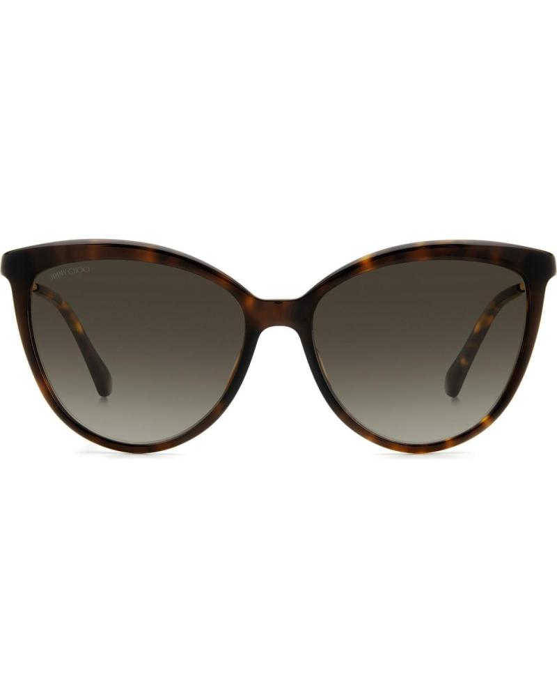 LUNETTES DE SOLEIL JIMMY CHOO BELINDA-S 086 ŒIL DE CHAT HAVANE