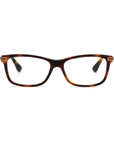 ARMAÇÃO DE ÓCULOS JIMMY CHOO JC268-G-086 RETANGULAR TARTARUGA