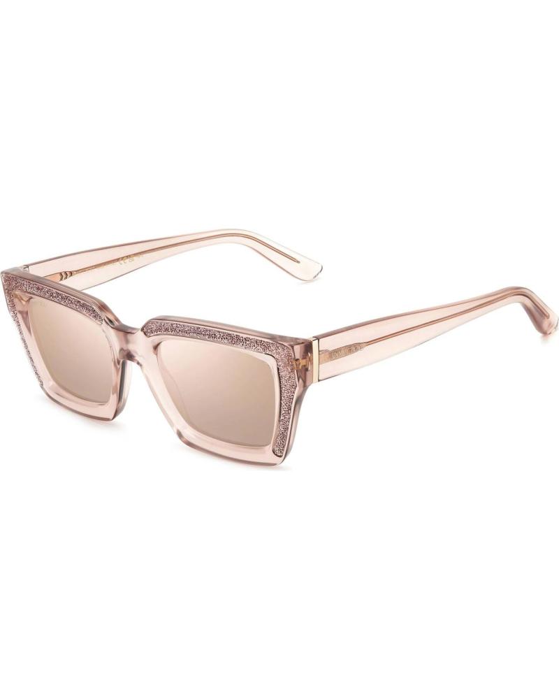 JIMMY CHOO MEGS-S-FWM2S TRANSLUCENT PINK SUNGLASSES