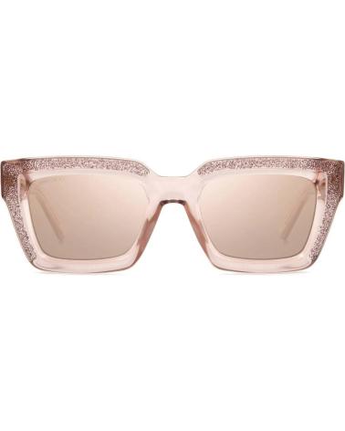 JIMMY CHOO MEGS-S-FWM2S TRANSLUCENT PINK SUNGLASSES