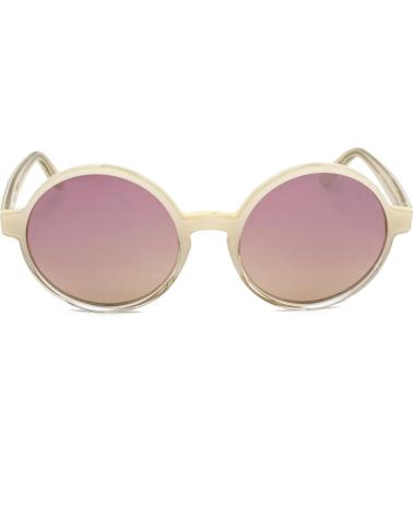 JPLUS JP5022-14 SUNGLASSES WITH PINK MIRRORED LENSES