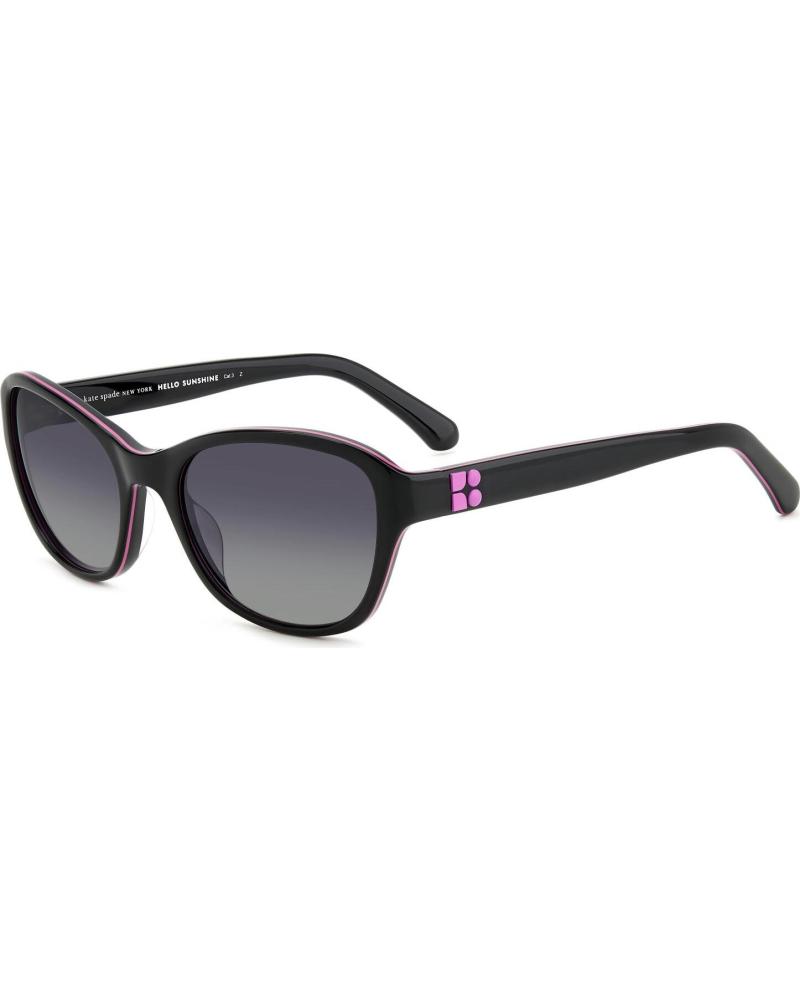 KATE SPADE GOLDA-G-S-807 SUNGLASSES BLACK WITH GREY LENSES