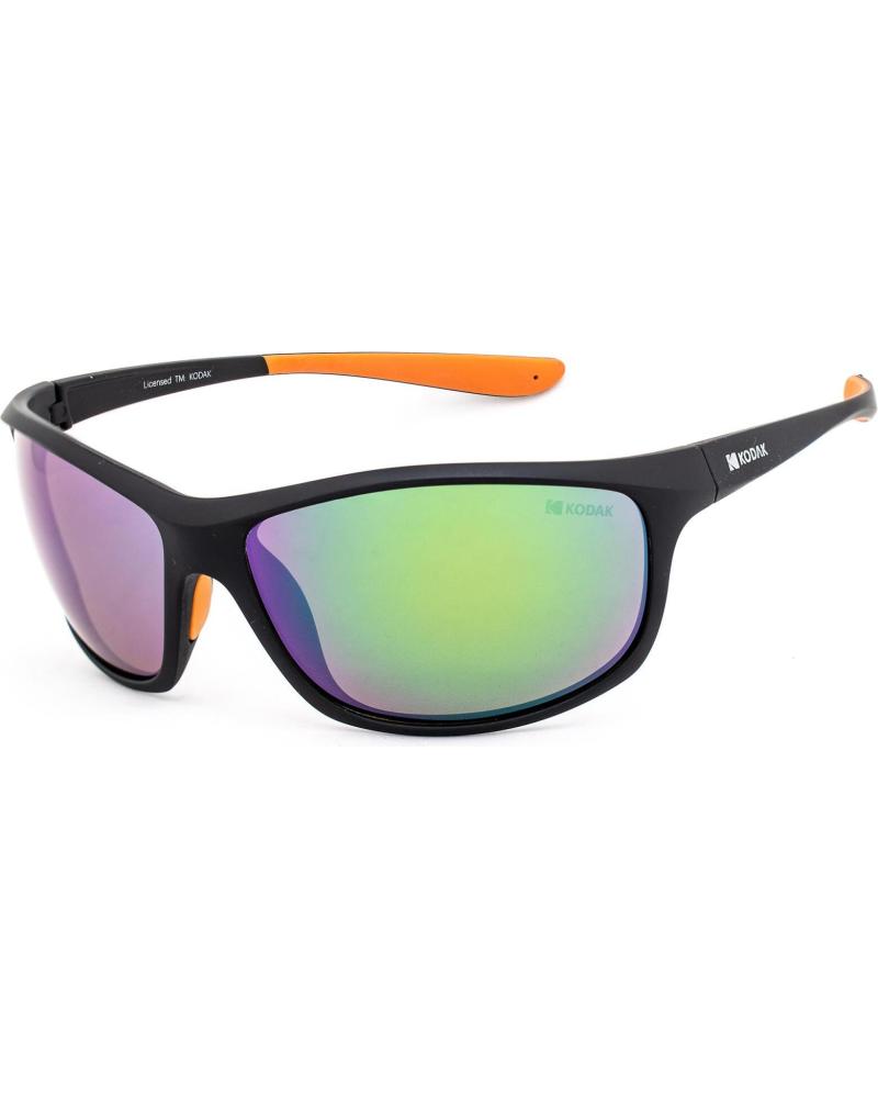 KODAK CF-90027-613 SPORT SUNGLASSES WITH MULTICHROME LENSES AND ORANGE TEMPLES
