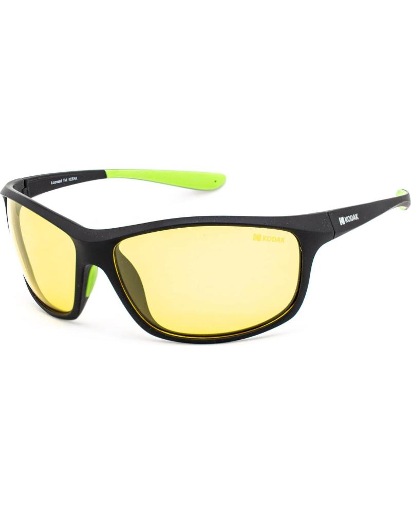 KODAK CF-90027-616 SPORT SUNGLASSES WITH YELLOW LENSES AND NEON GREEN TEMPLES