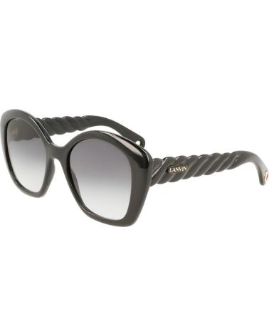 SONNENBRILLE LANVIN LNV628S-001 MIT GEFLOCHTENEN BÜGELN