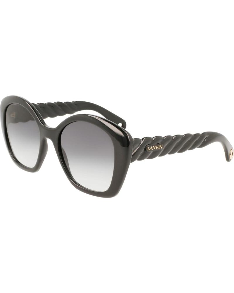 SONNENBRILLE LANVIN LNV628S-001 MIT GEFLOCHTENEN BÜGELN
